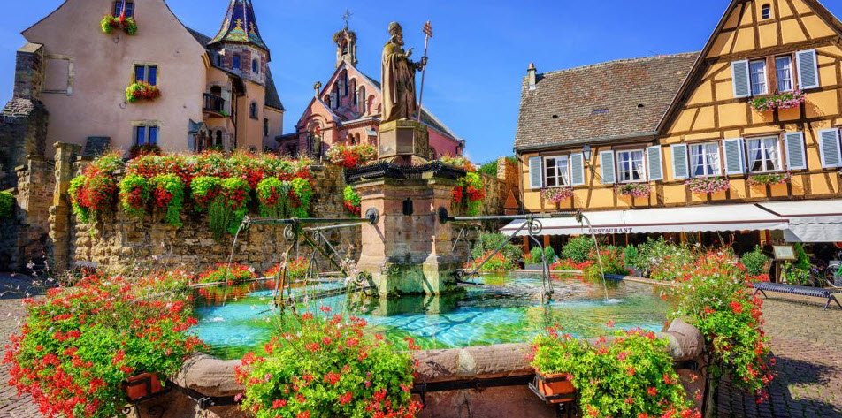 Alsace Villages (e.g. Colmar, Eguisheim), Alsace, Grand Est, France